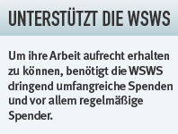 Unterstützt die WSWS!