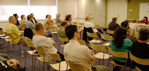 A section of the audience in Santa Monica